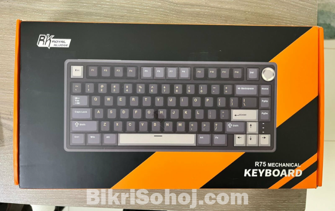 Royal kludge rk 75 mechanical gaming keyboard
